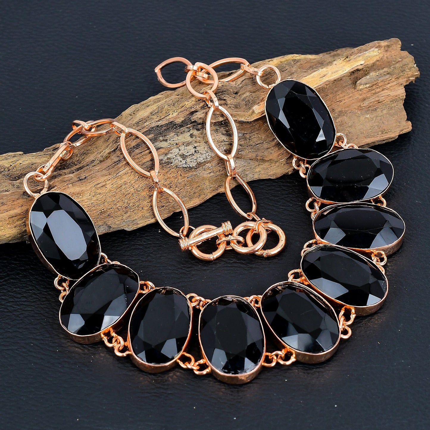 Black Spinel Gemstone Necklace