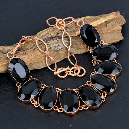 Black Spinel Gemstone Necklace
