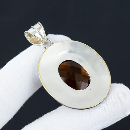Honey Topaz Gemstone Pendant