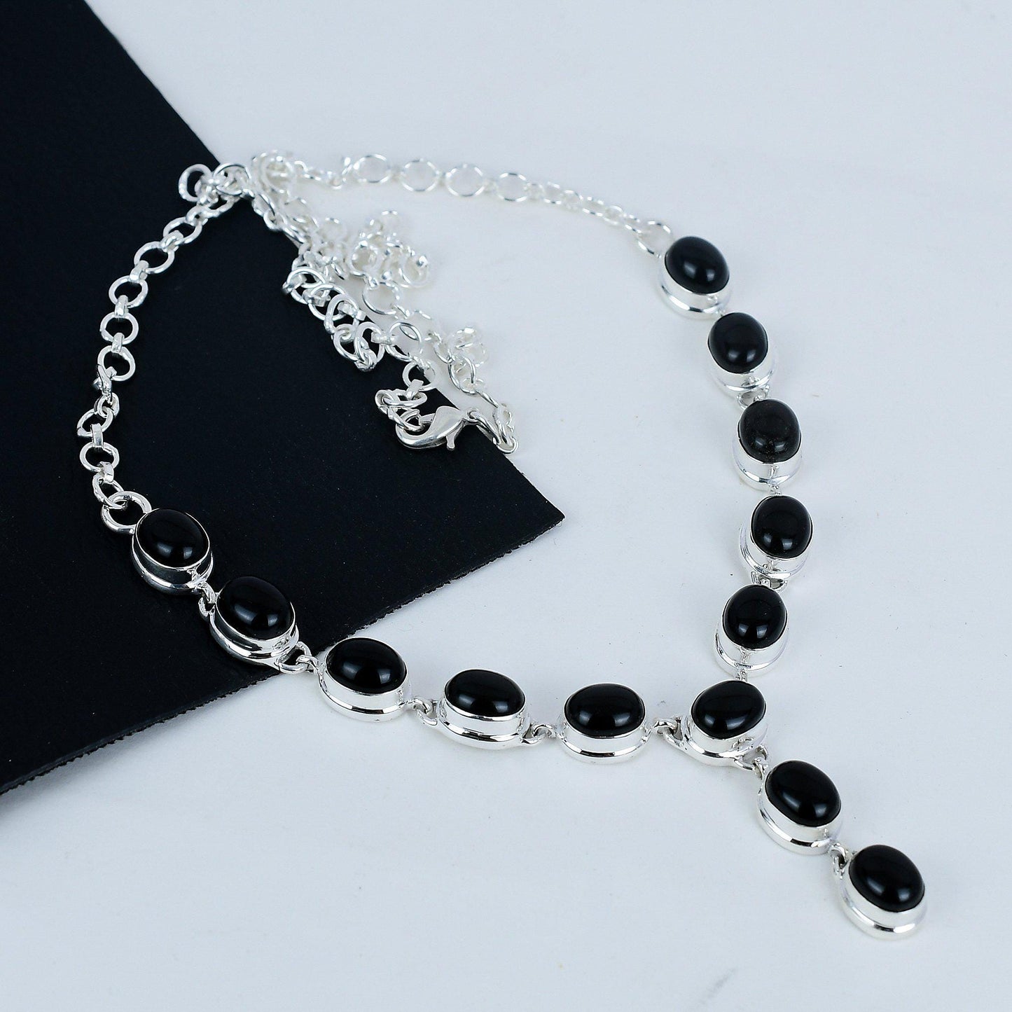 Black Onyx Gemstone Necklace