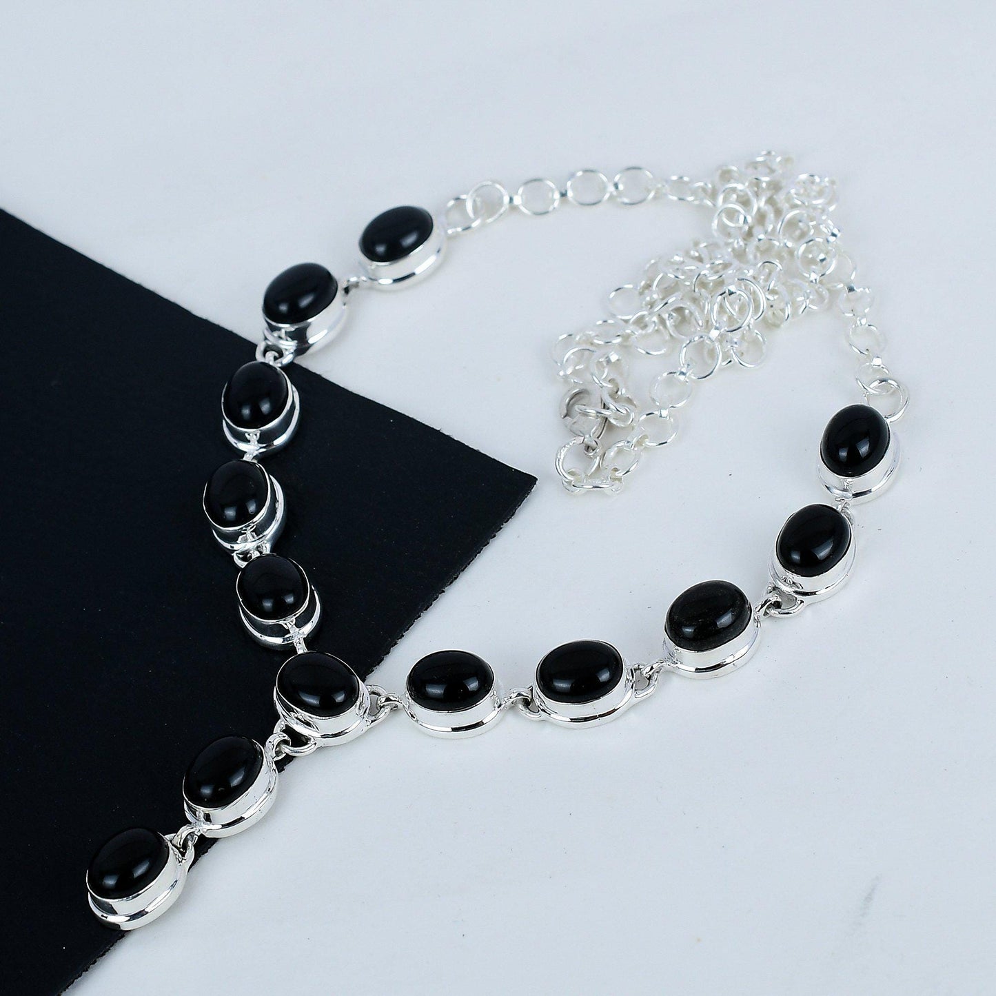 Black Onyx Gemstone Necklace