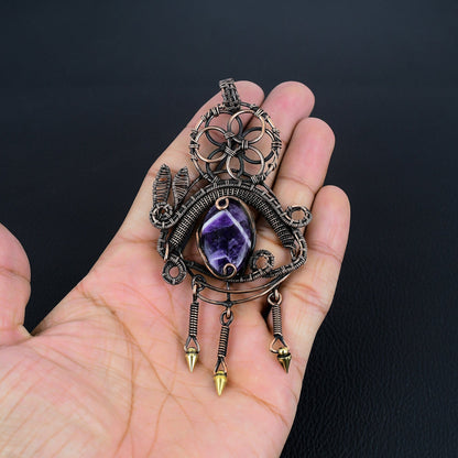 Purple Amethyst Gemstone Pendant