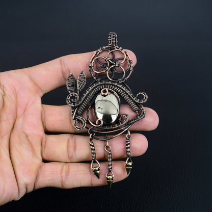 Golden Pyrite Gemstone Pendant