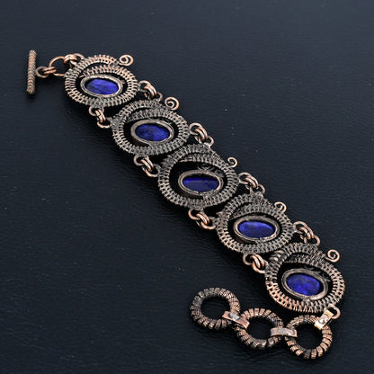 Blue Sapphire Gemstone Bracelet