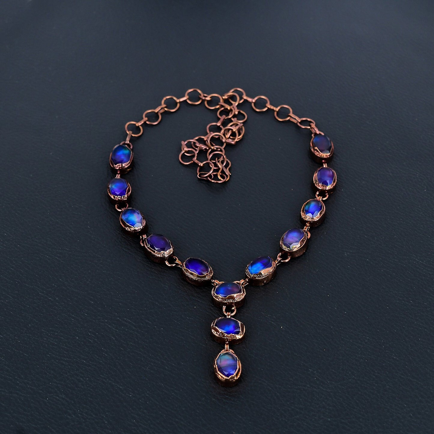 Multicolor Ammolite Gemstone Necklace