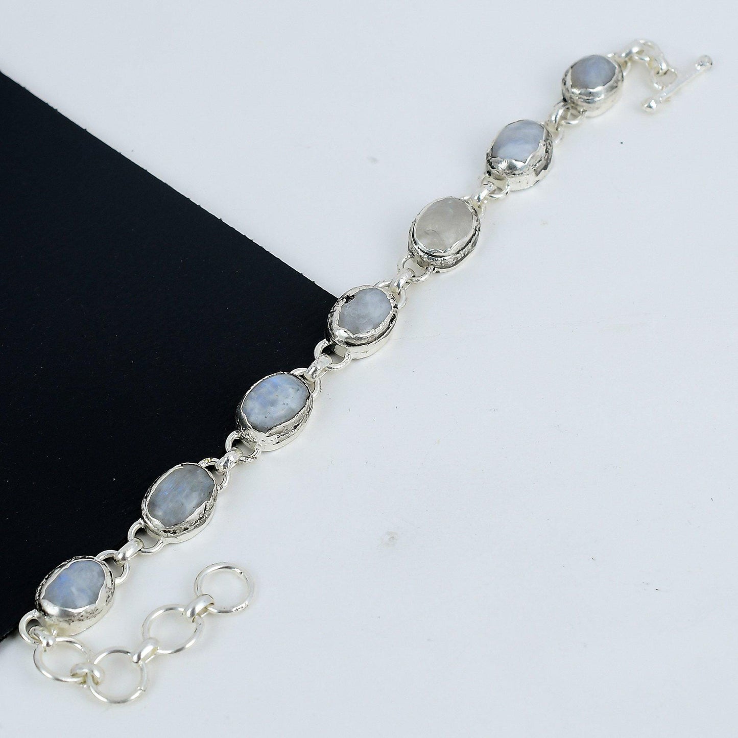 Blue Moonstone Gemstone Bracelet
