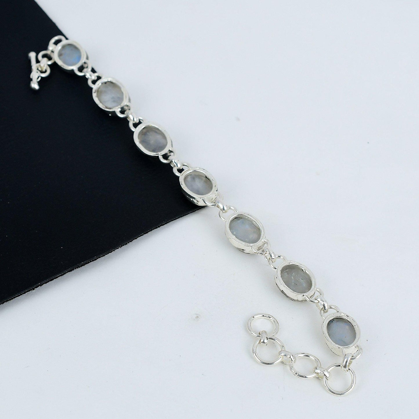Blue Moonstone Gemstone Bracelet