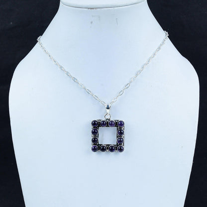 Purple Amethyst Gemstone Pendant