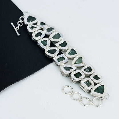 Green Amethyst Gemstone Bracelet