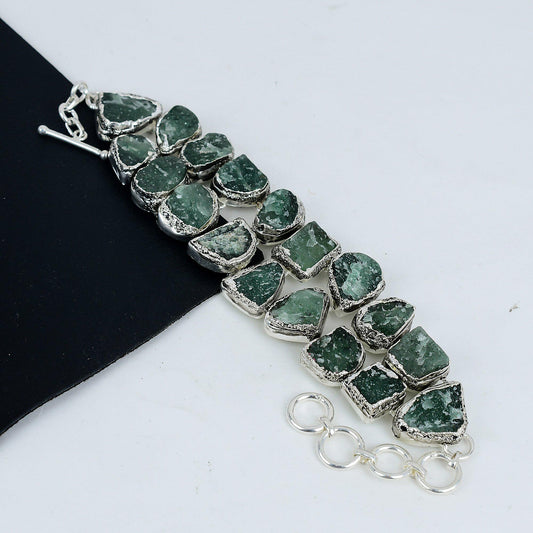 Green Amethyst Gemstone Bracelet