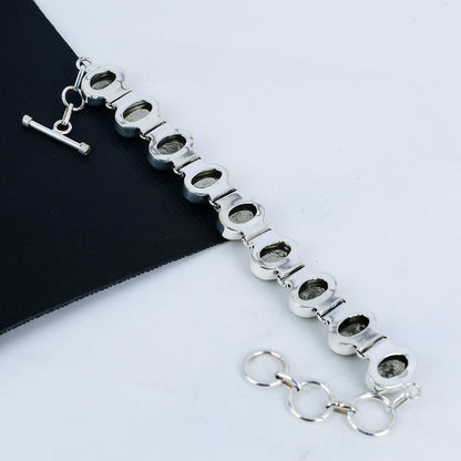 Gold Pyrite Gemstone Bracelet