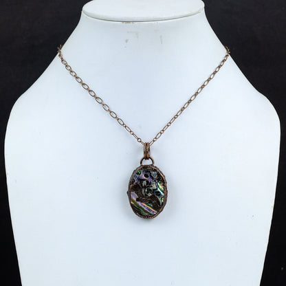 Rainbow Abalone Gemstone Pendant