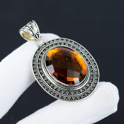 Honey Topaz Gemstone Pendant