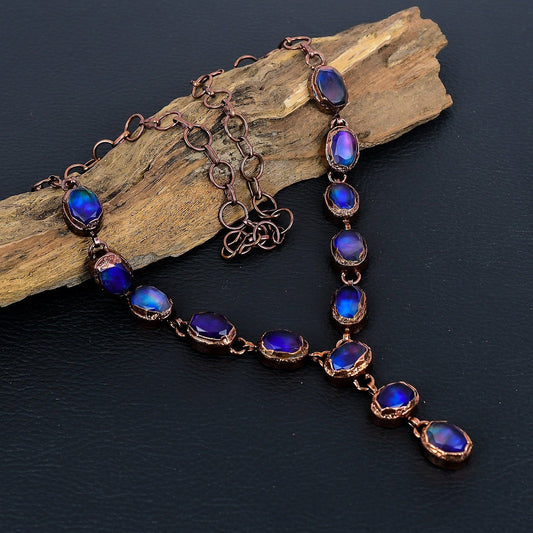 Multicolor Ammolite Gemstone Necklace