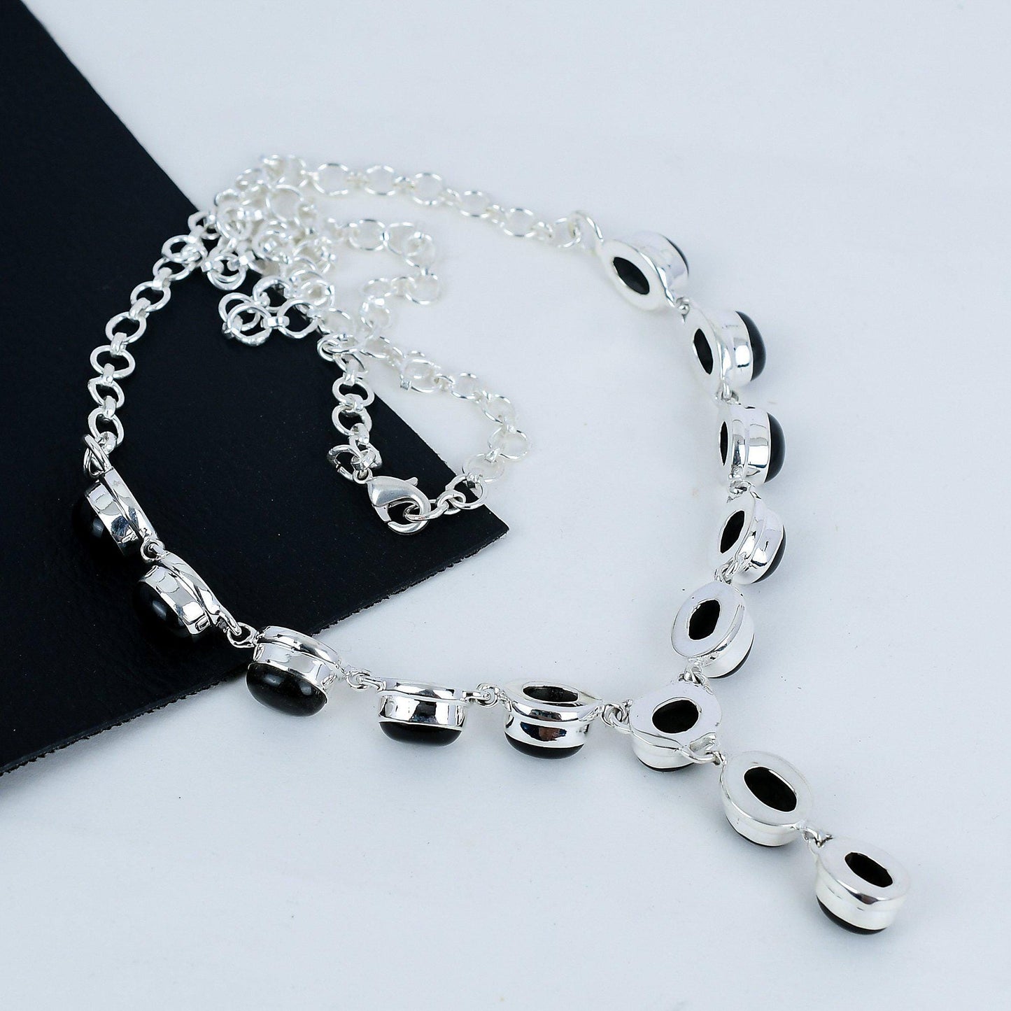 Black Onyx Gemstone Necklace