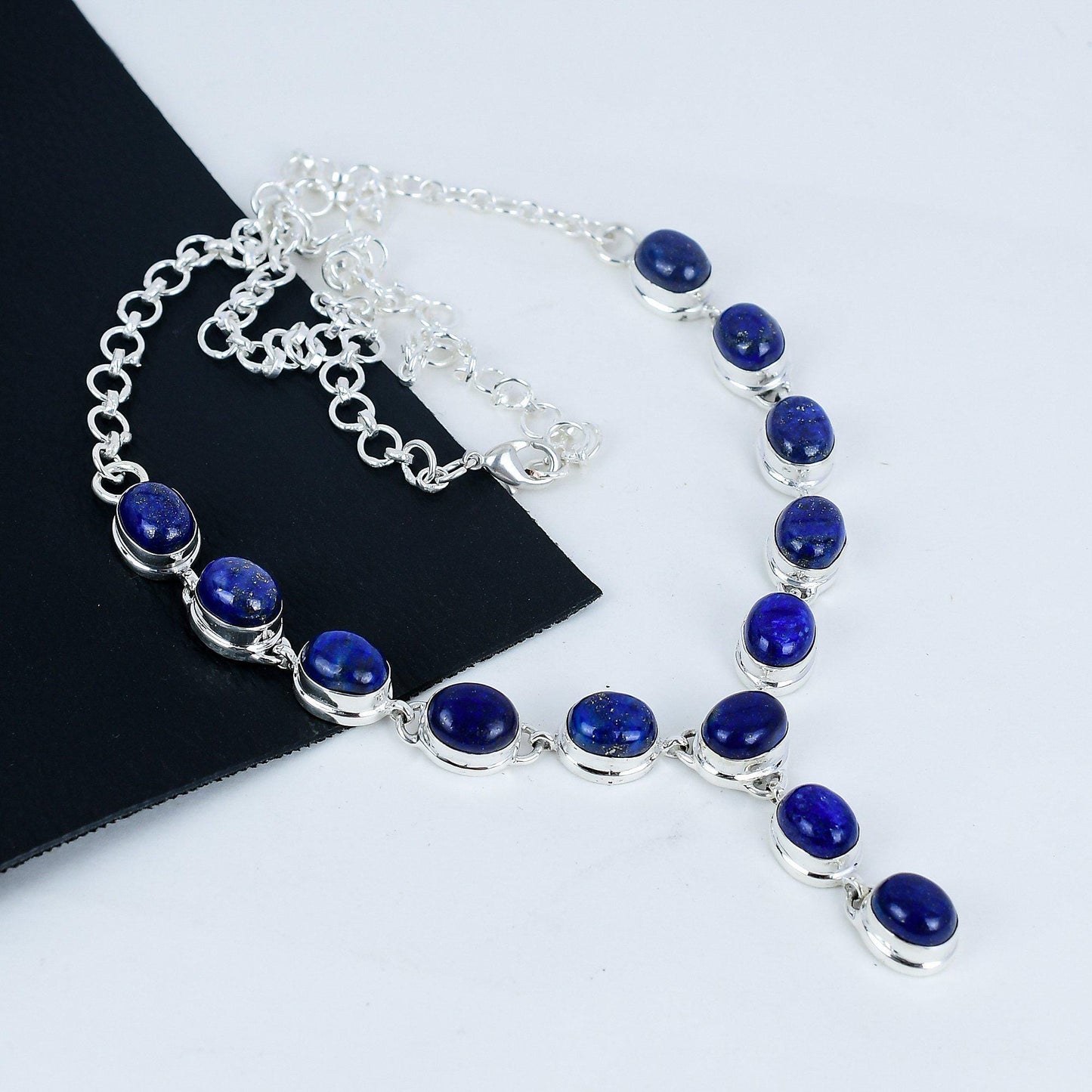 Blue Lapis Lazuli Gemstone Necklace
