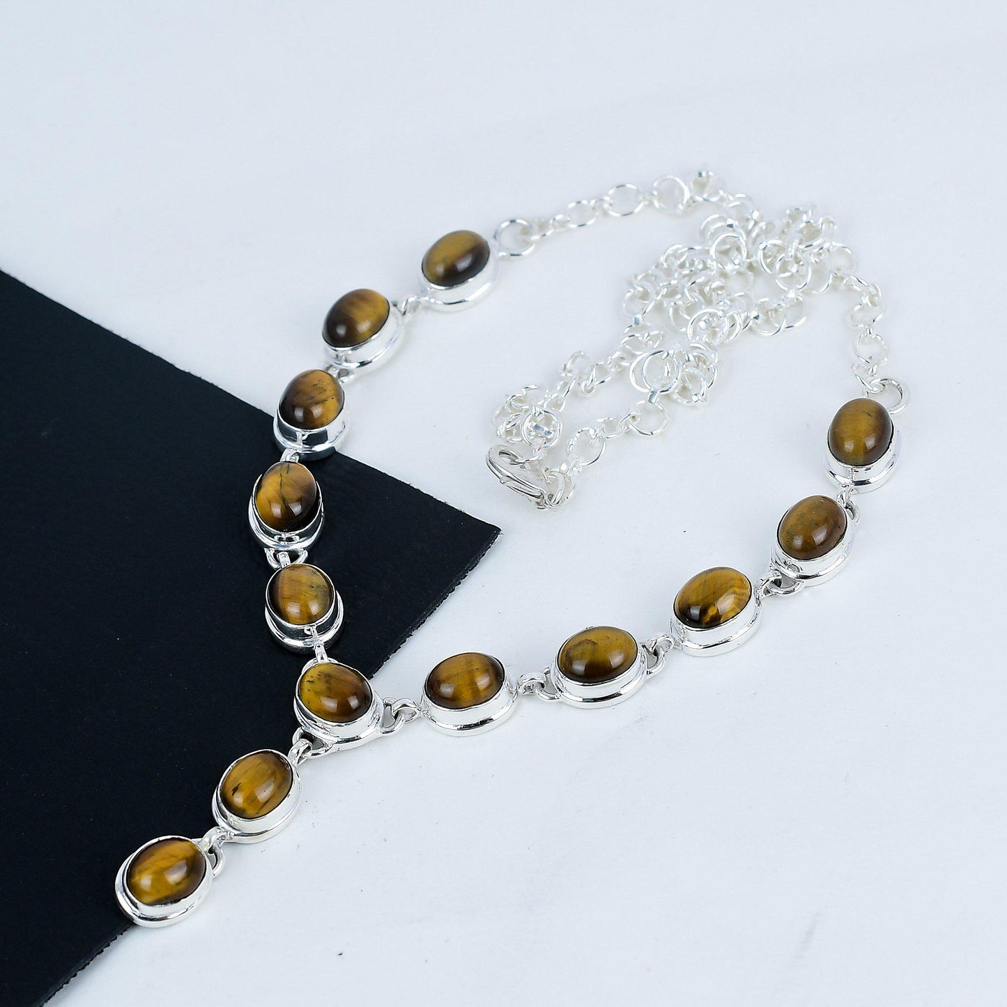 Brown Tiger Eye Gemstone Necklace