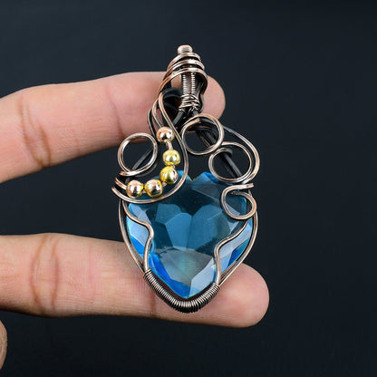 Blue Topaz Gemstone Pendant