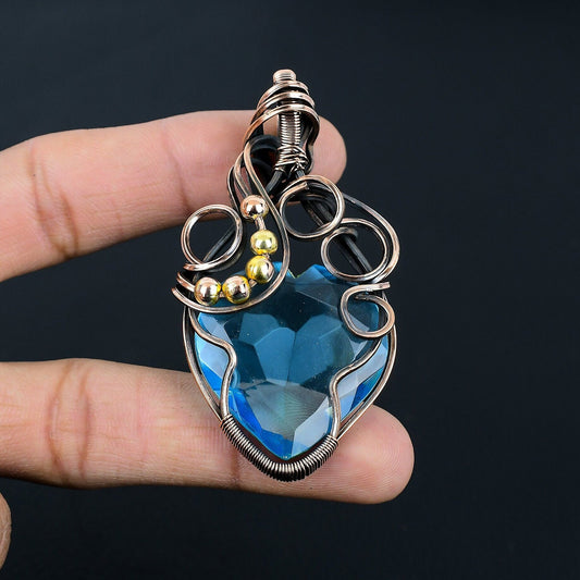 Blue Topaz Gemstone Pendant