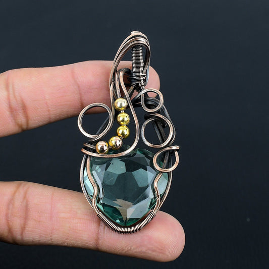 Blue Aquamarine Gemstone Pendant