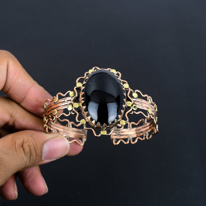 Black Obsidian Gemstone Bangle
