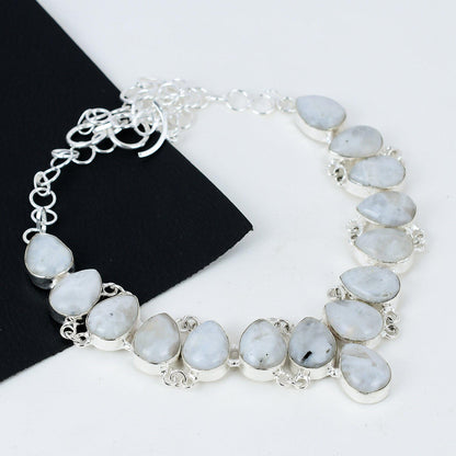 Rainbow Moonstone Necklace
