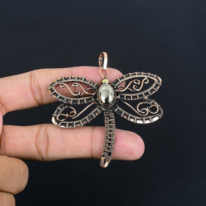 Golden Pyrite Gemstone Pendant