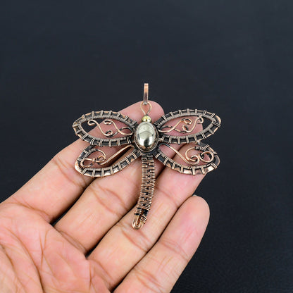 Golden Pyrite Gemstone Pendant