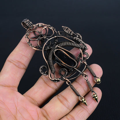 Black Onyx Gemstone Pendant