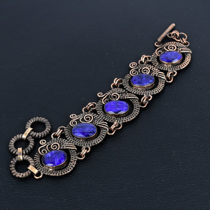 Blue Sapphire Gemstone Bracelet