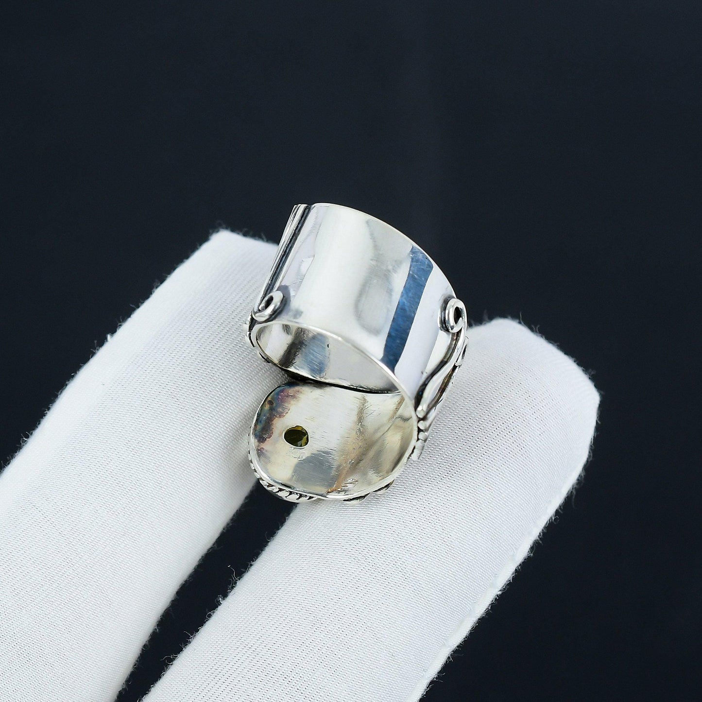 Yellow Citrine Gemstone Ring