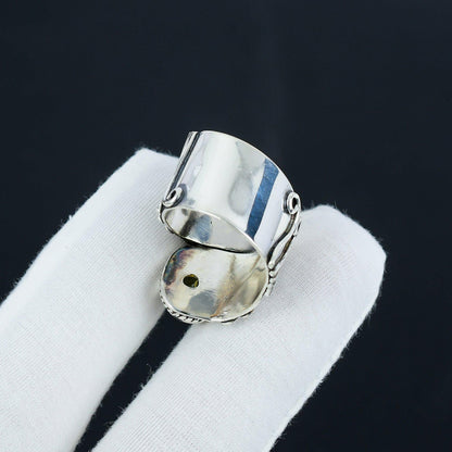 Yellow Citrine Gemstone Ring