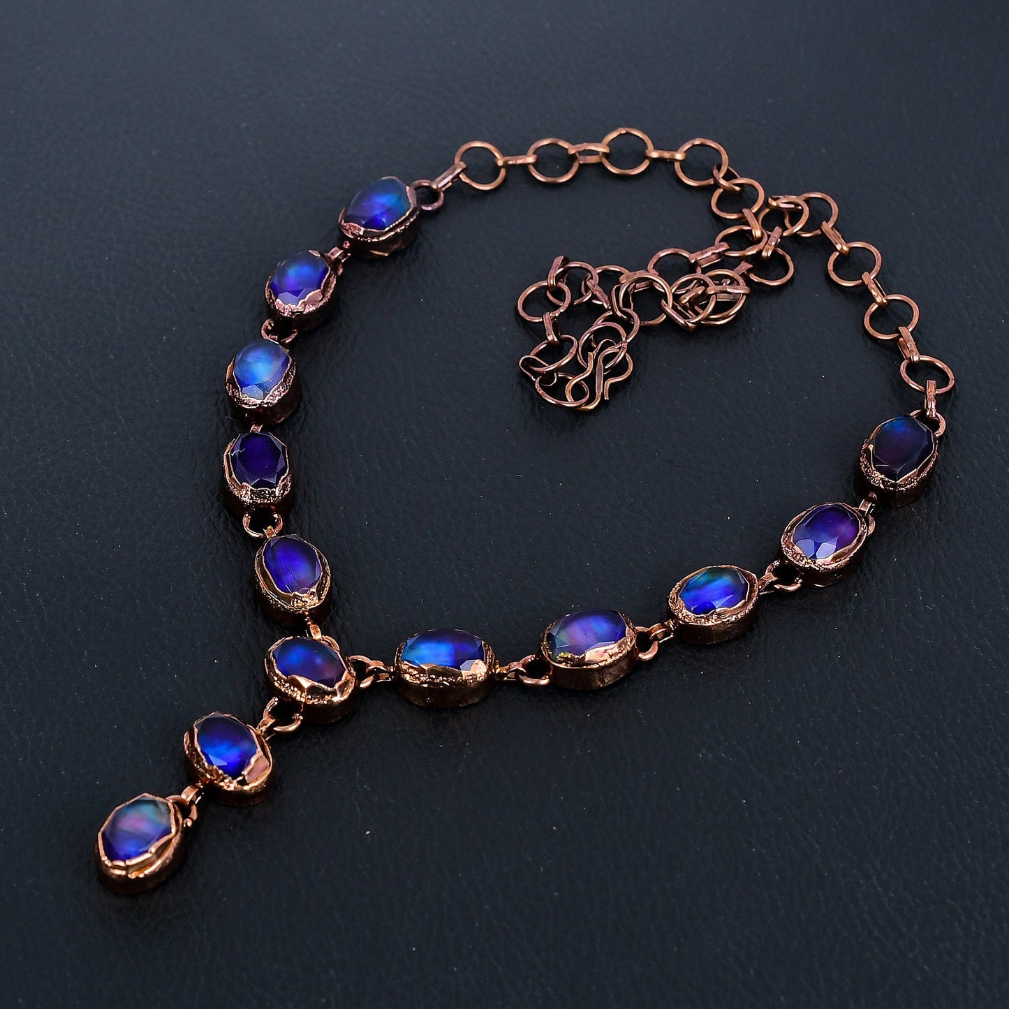 Multicolor Ammolite Gemstone Necklace
