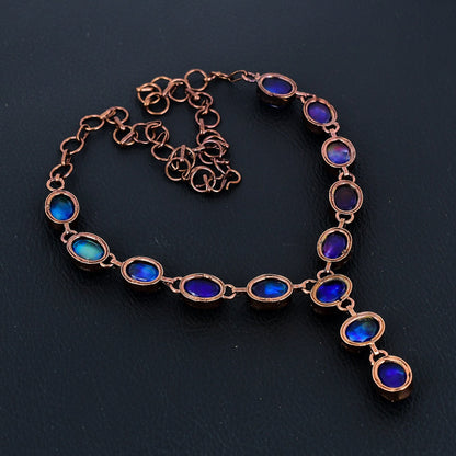 Multicolor Ammolite Gemstone Necklace