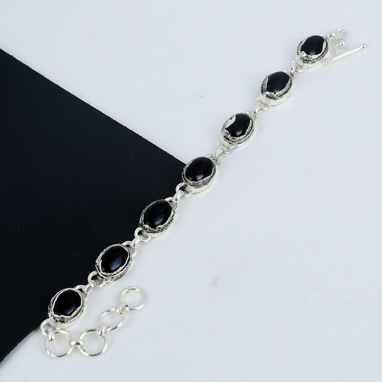 Black Onyx Gemstone Bracelet