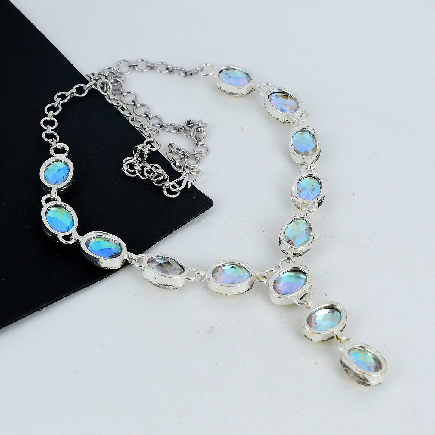 White Mystic Topaz Sterling Silver Necklace
