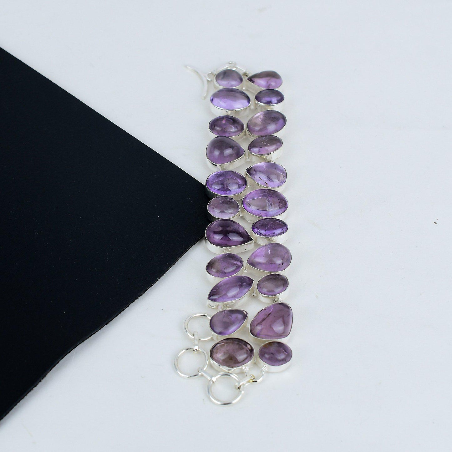 Purple Amethyst Gemstone Bracelet
