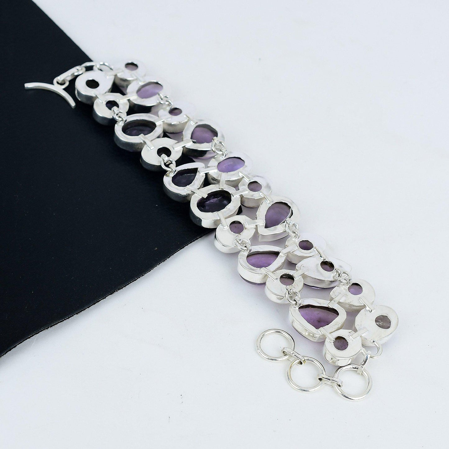 Purple Amethyst Gemstone Bracelet