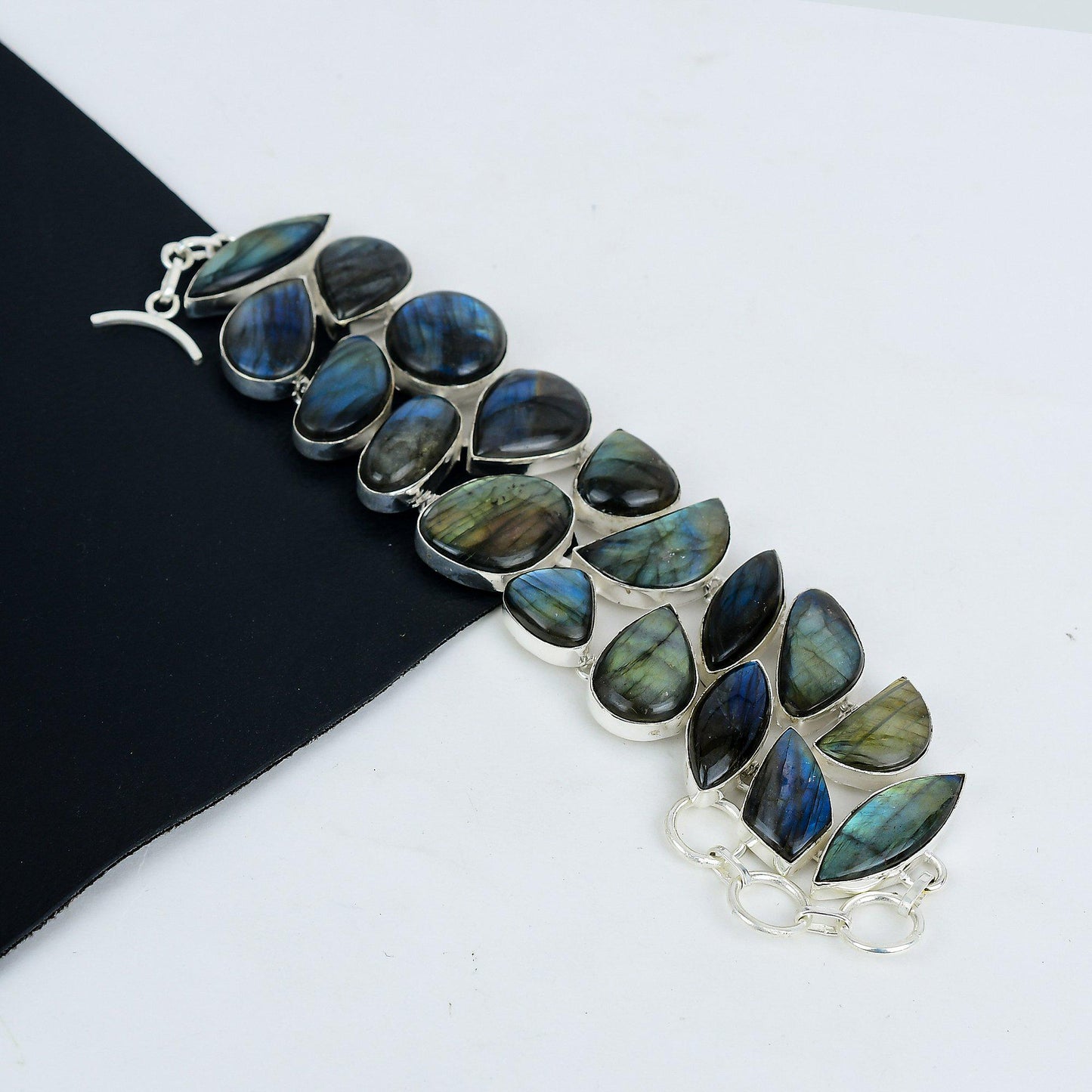 925 Silver Blue Labradorite Bracelet