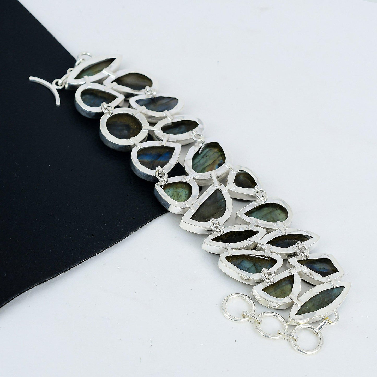 925 Silver Blue Labradorite Bracelet