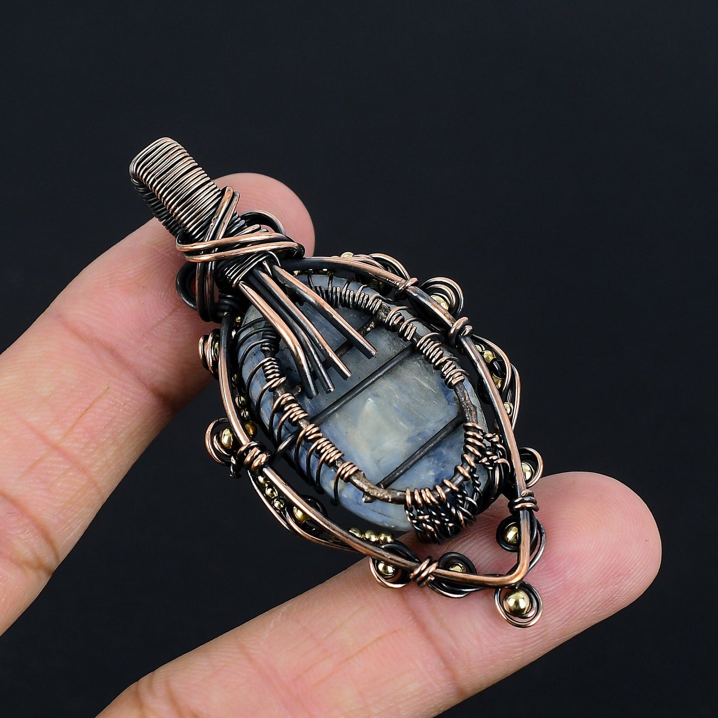 Blue Kyanite Gemstone Pendant