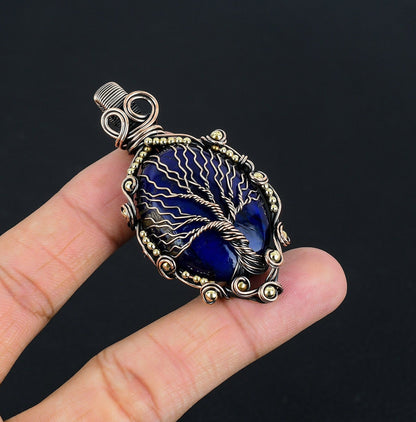 Blue Labradorite Gemstone Pendant