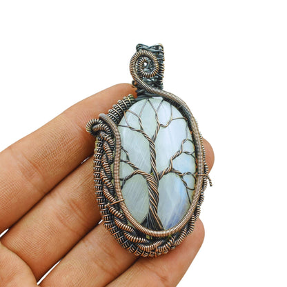 Rainbow Moonstone Gemstone Pendant