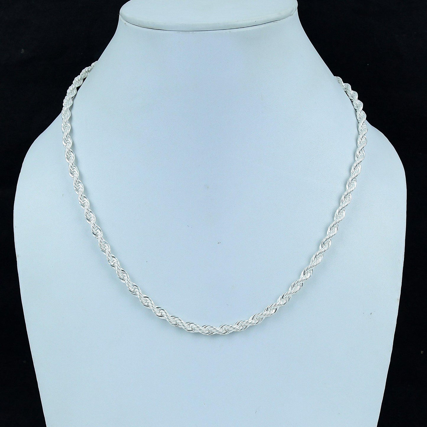 Silver Gemstone 925 Sterling Chain