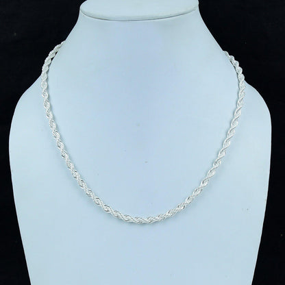 Silver Gemstone 925 Sterling Chain