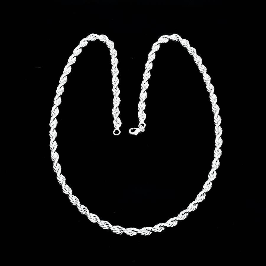 Silver Gemstone 925 Sterling Chain