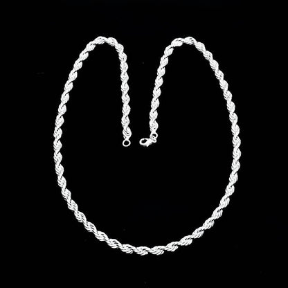 Silver Gemstone 925 Sterling Chain
