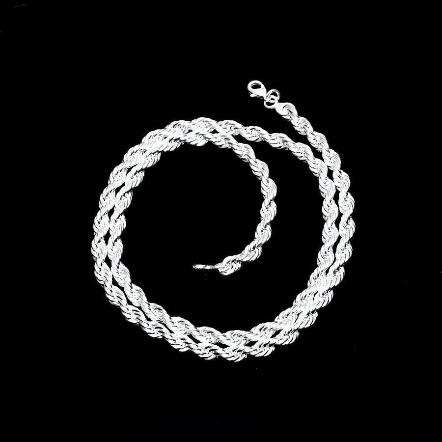 Silver Gemstone 925 Sterling Chain