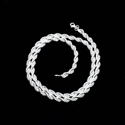 Silver Gemstone 925 Sterling Chain