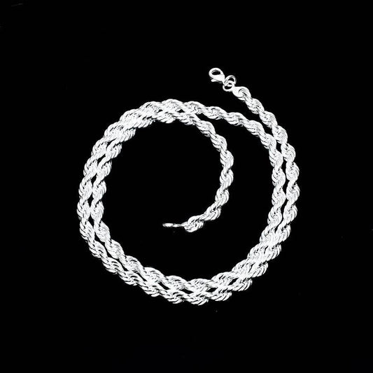 Silver Gemstone 925 Sterling Chain